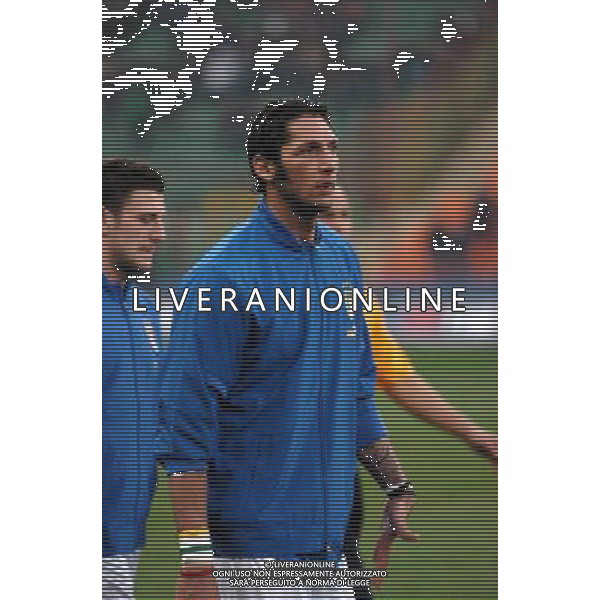 MILANO,26-03-05 DFP/FOTO GIORGIO RAVEZZANI ITALIA-SCOZIA: MARCO MATERAZZI AG ALDO LIVERANI S A S