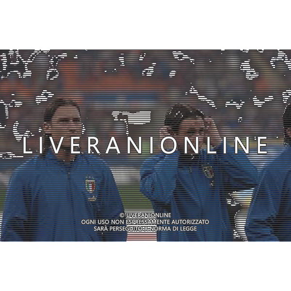 MILANO,26-03-05 DFP/FOTO GIORGIO RAVEZZANI ITALIA-SCOZIA: FRANCESCO TOTTI - ANTONIO CASSANO AG ALDO LIVERANI S A S