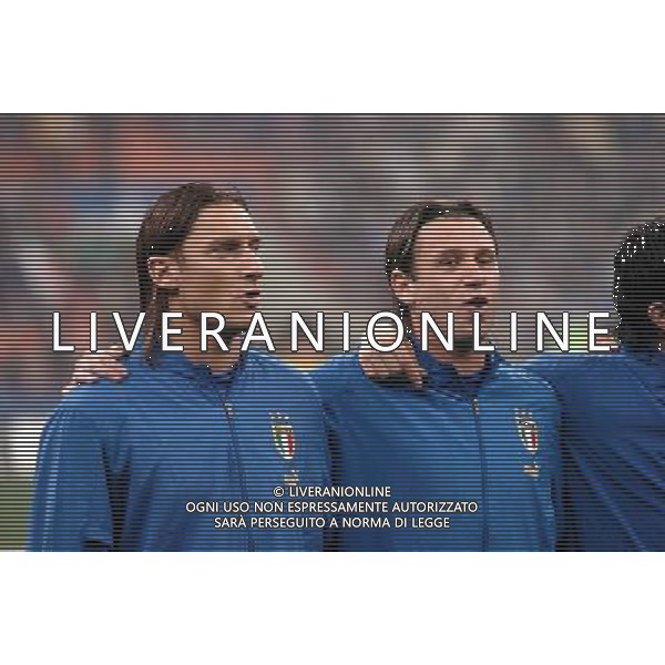 MILANO,26-03-05 DFP/FOTO GIORGIO RAVEZZANI ITALIA-SCOZIA: FRANCESCO TOTTI - ANTONIO CASSANO AG ALDO LIVERANI S A S 