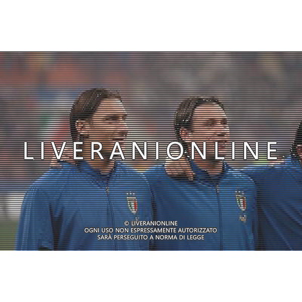 MILANO,26-03-05 DFP/FOTO GIORGIO RAVEZZANI ITALIA-SCOZIA: FRANCESCO TOTTI - ANTONIO CASSANO AG ALDO LIVERANI S A S 