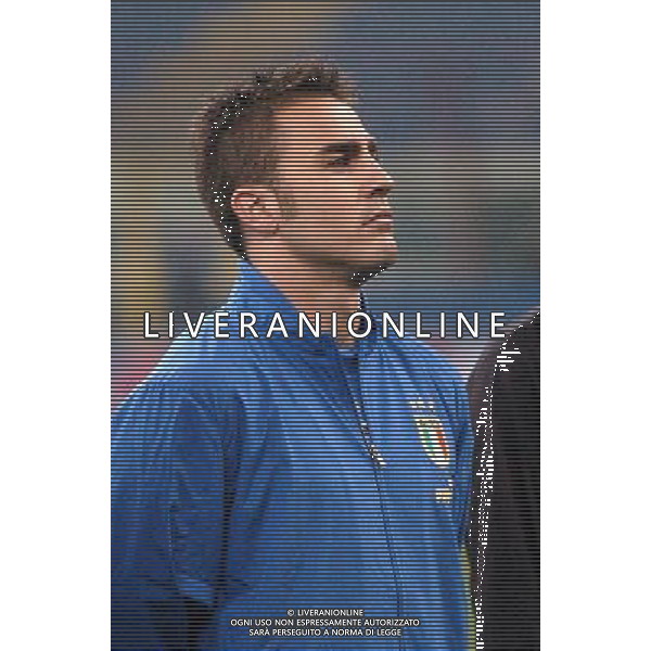 MILANO,26-03-05 DFP/FOTO GIORGIO RAVEZZANI ITALIA-SCOZIA: FABIO CANNAVARO AG ALDO LIVERANI S A S