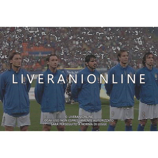 MILANO,26-03-05 DFP/FOTO GIORGIO RAVEZZANI ITALIA-SCOZIA: GENNARO GATTUSO AG ALDO LIVERANI S A S