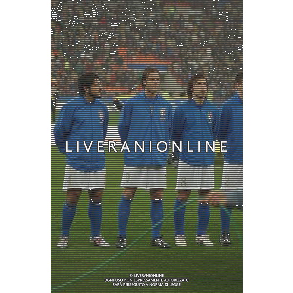 MILANO,26-03-05 DFP/FOTO MARCO DE PONTI ITALIA-SCOZIA: ALBERTO GILARDINO -GENNARO GATTUSO-ANDREA PIRLO AG ALDO LIVERANI S A S 