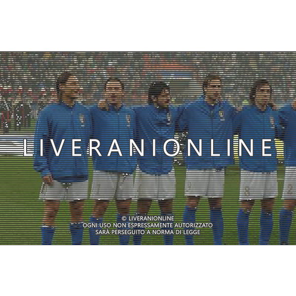 MILANO,26-03-05 DFP/FOTO MARCO DE PONTI ITALIA-SCOZIA: TOTTI -CASSANO-GATTUSO-GILARDINO-PIRLO AG ALDO LIVERANI S A S