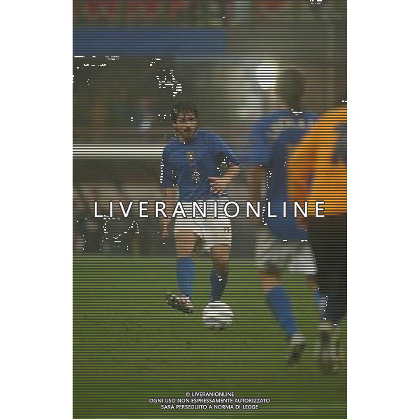 MILANO,26-03-05 DFP/FOTO MARCO DE PONTI ITALIA-SCOZIA: GENNARO GATTUSO AG ALDO LIVERANI S A S 