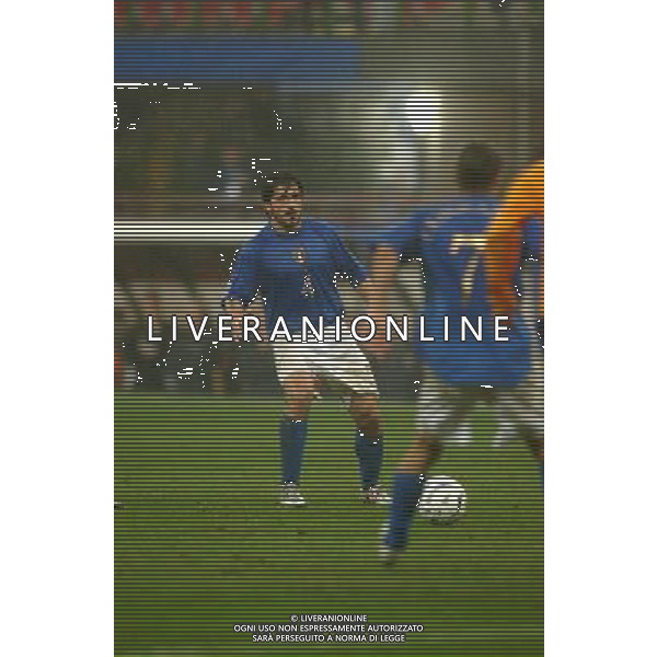 MILANO,26-03-05 DFP/FOTO MARCO DE PONTI ITALIA-SCOZIA: GENNARO GATTUSO AG ALDO LIVERANI S A S 