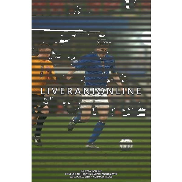 MILANO,26-03-05 DFP/FOTO MARCO DE PONTI ITALIA-SCOZIA: GIORGIO CHIELLINI AG ALDO LIVERANI S A S