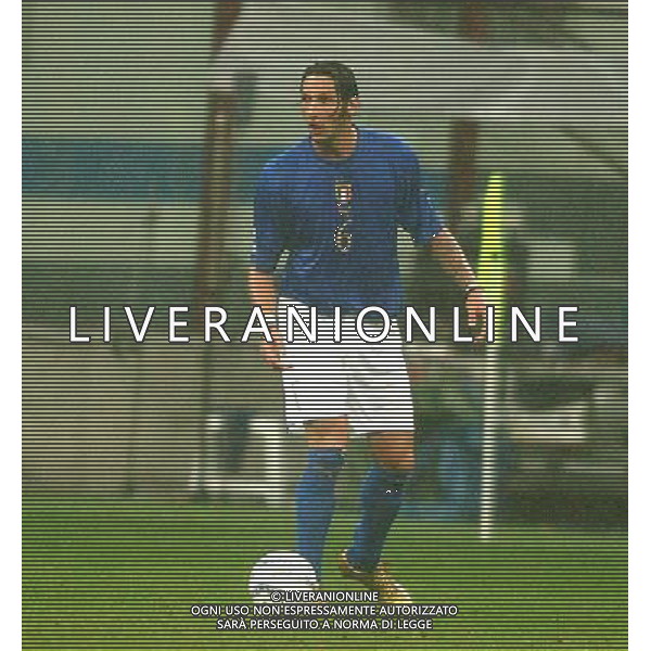 MILANO,26-03-05 DFP/FOTO MARCO DE PONTI ITALIA-SCOZIA: MARCO MATERAZZI AG ALDO LIVERANI S A S 