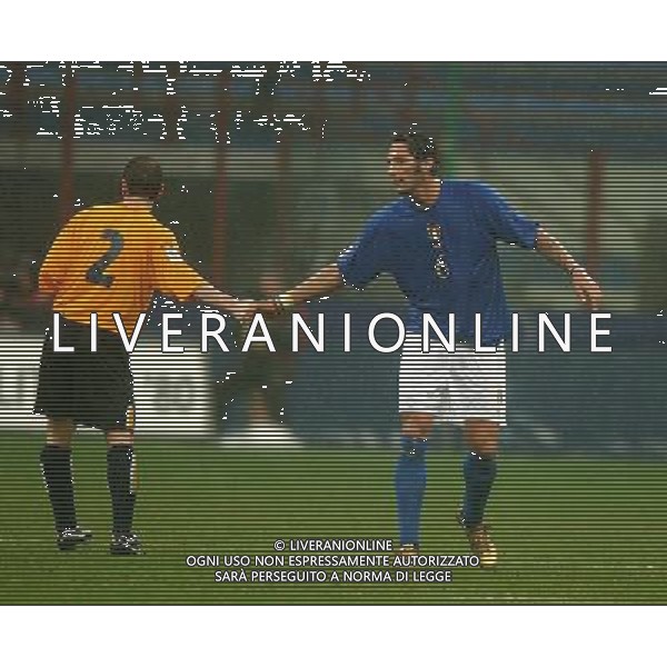 MILANO,26-03-05 DFP/FOTO MARCO DE PONTI ITALIA-SCOZIA: MARCO MATERAZZI AG ALDO LIVERANI S A S 