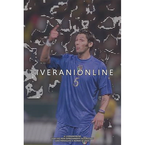 STADIO TARDINI DI PARMA 13/10/2004 ITALIA-BIELORUSSIA NELLA FOTO MARCO MATERAZZI FOTO DFP-AG ALDO LIVERANI SAS