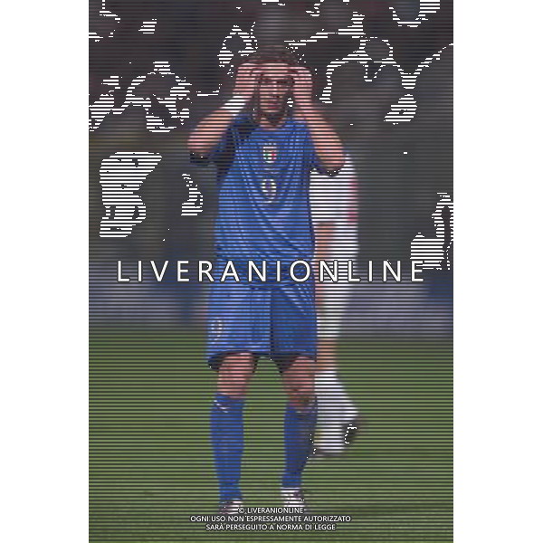 STADIO TARDINI DI PARMA 13/10/2004 ITALIA-BIELORUSSIA NELLA FOTO ALBERTO GILARDINO FOTO DFP-AG ALDO LIVERANI SAS