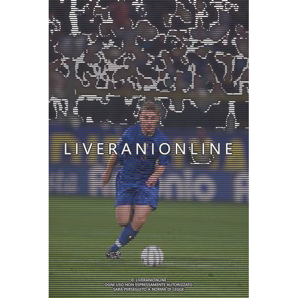 STADIO TARDINI DI PARMA 13/10/2004 ITALIA-BIELORUSSIA NELLA FOTO DANIELE DE ROSSI FOTO DFP-AG ALDO LIVERANI SAS