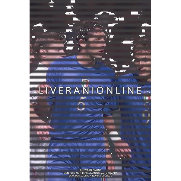 STADIO TARDINI DI PARMA 13/10/2004 ITALIA-BIELORUSSIA NELLA FOTO MARCO MATERAZZI FOTO DFP-AG ALDO LIVERANI SAS