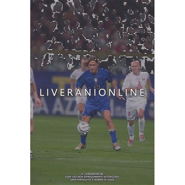 STADIO TARDINI DI PARMA 13/10/2004 ITALIA-BIELORUSSIA NELLA FOTO FRANCESCO TOTTI FOTO DFP-AG ALDO LIVERANI SAS
