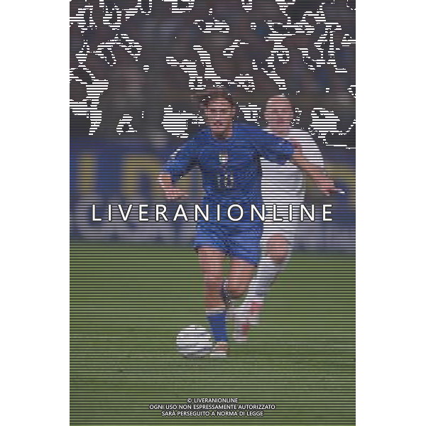 STADIO TARDINI DI PARMA 13/10/2004 ITALIA-BIELORUSSIA NELLA FOTO FRANCESCO TOTTI FOTO DFP-AG ALDO LIVERANI SAS