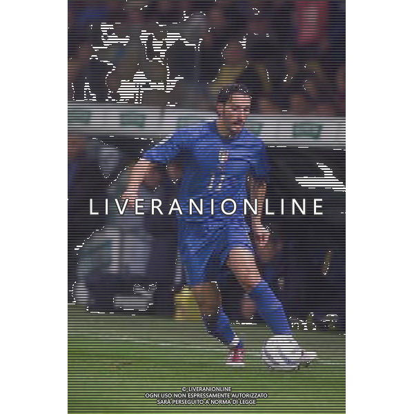 STADIO TARDINI DI PARMA 13/10/2004 ITALIA-BIELORUSSIA NELLA FOTO GIANLUCA ZAMBROTTA FOTO DFP-AG ALDO LIVERANI SAS