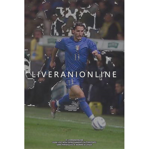 STADIO TARDINI DI PARMA 13/10/2004 ITALIA-BIELORUSSIA NELLA FOTO GIANLUCA ZAMBROTTA FOTO DFP-AG ALDO LIVERANI SAS