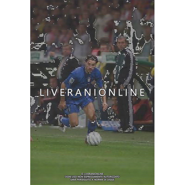 STADIO TARDINI DI PARMA 13/10/2004 ITALIA-BIELORUSSIA NELLA FOTO GIANLUCA ZAMBROTTA FOTO DFP-AG ALDO LIVERANI SAS