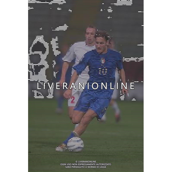 STADIO TARDINI DI PARMA 13/10/2004 ITALIA-BIELORUSSIA NELLA FOTO FRANCESCO TOTTI FOTO DFP-AG ALDO LIVERANI SAS