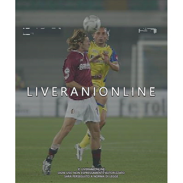 VERONA 29 / 09 / 2004 CHIEVO-TORINO COPPA ITALIA TIM CUP 2004 NELLA FOTO: FEDERICO BALZARETTI E SIMONE TIRIBOCCHI FOTO PAOLA GARBUIO / ALDO LIVERANI s.a.s