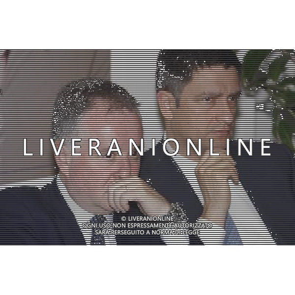 MILANO 5/6/2013 DEUTCHE BANK VIA TURATI, 27/29 PRESENTAZIONE DI \'DEUTCHE BANK EASY\' NELLA FOTO FLAVIO VALERI E MARIO CINCOTTI FOTO ROMANO/AG ALDO LIERANI S.A.S.