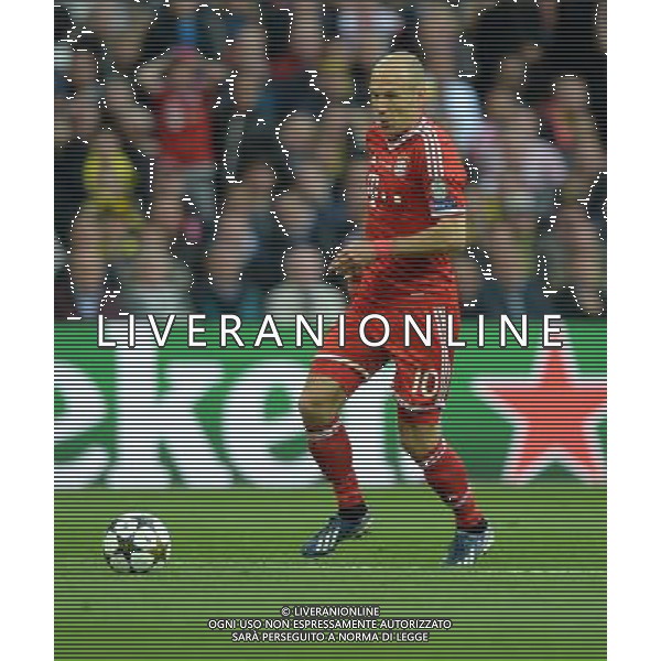 Arjen Robben Bayern Munich Champions League Final 2013 Borussia Dortmund V Bayern Munich (1-2) 25/05/13 UEFA Champions League Final 2013 at Wembley Stadium Photo: Robin Parker Fotosports International ©photoshot/AGENZIA ALDO LIVERANI SAS - ITALY ONLY - Borussia Dortmund - Bayern Monaco UEFA Champions League 2012/2013 Finale Londra - 25.05.2013