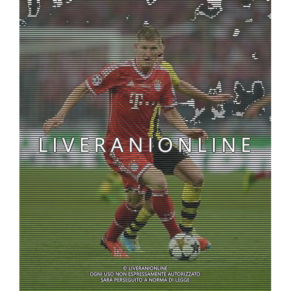 Bastian Schweinsteiger Bayern Munich Champions League Final 2013 Borussia Dortmund V Bayern Munich (1-2) 25/05/13 UEFA Champions League Final 2013 at Wembley Stadium Photo: Robin Parker Fotosports International ©photoshot/AGENZIA ALDO LIVERANI SAS - ITALY ONLY - Borussia Dortmund - Bayern Monaco UEFA Champions League 2012/2013 Finale Londra - 25.05.2013
