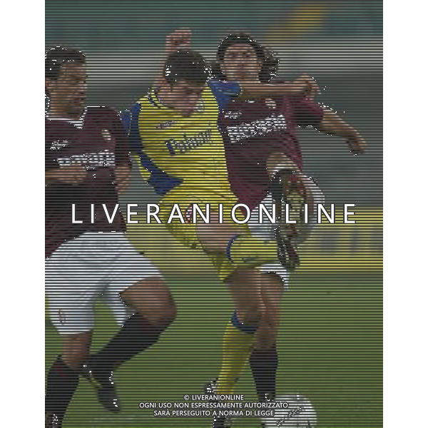 VERONA 29 / 09 / 2004 CHIEVO-TORINO COPPA ITALIA TIM CUP 2004 NELLA FOTO: DAVIDE SUCCI E MAURIZIO PECCARISI FOTO PAOLA GARBUIO / ALDO LIVERANI s.a.s 