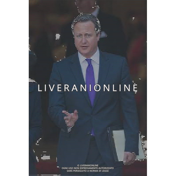 David Cameron attends a service to mark the 60th anniversary of the Queen\'s Coronation at Westminster Abbey on June 4, 2013 in London, England. ©photoshot/AGENZIA ALDO LIVERANI SAS - ITALY ONLY - REALI INGLESI: La Regina Elisabetta II e membri della famiglia reale durante il servizio per celebrare il 60mo anniversario della Sua Incoronazione a Westminster, Londra, Inghilterra 4 maggio 2013