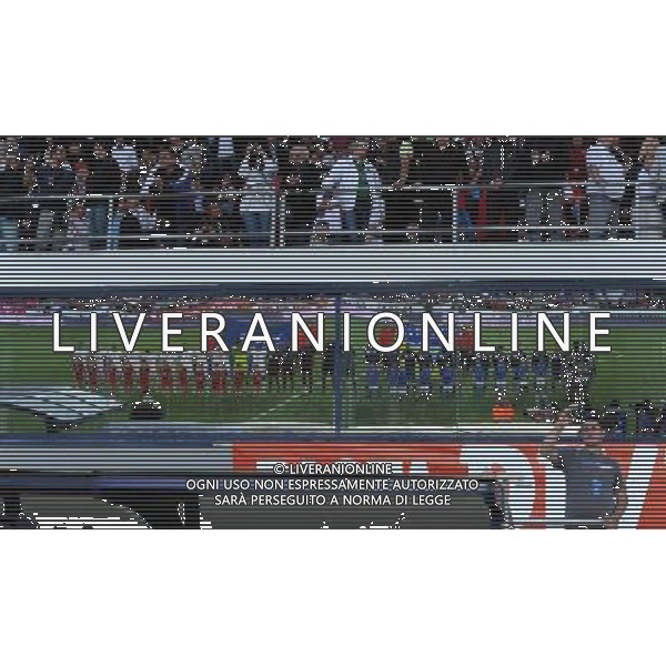 Qualificazioni ai Campionati Mondiali di Calcio Brasile FIFA 2014 Gruppo B Praga - 07.06.2013 Repubblica Ceca-Italia Nella Foto:le due squadre schierate riflesse nel vetro dello stadio /Ph.Vitez-Ag. Aldo Liverani