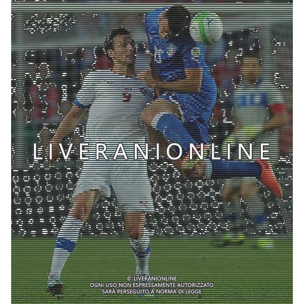 Qualificazioni ai Campionati Mondiali di Calcio Brasile FIFA 2014 Gruppo B Praga - 07.06.2013 Repubblica Ceca-Italia Nella Foto:barzagli kozak /Ph.Vitez-Ag. Aldo Liverani