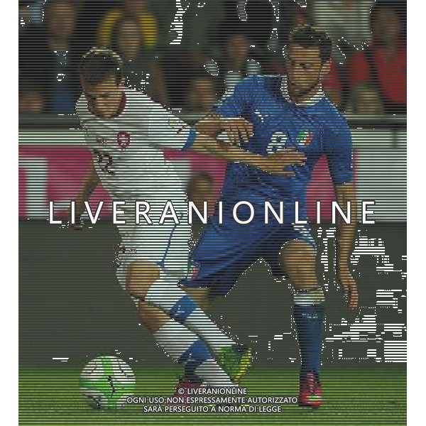 Qualificazioni ai Campionati Mondiali di Calcio Brasile FIFA 2014 Gruppo B Praga - 07.06.2013 Repubblica Ceca-Italia Nella Foto:marchisio-darida /Ph.Vitez-Ag. Aldo Liverani