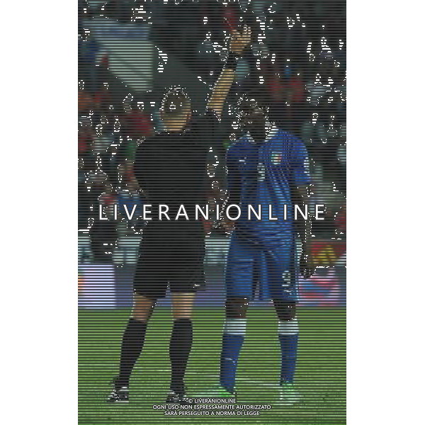 Qualificazioni ai Campionati Mondiali di Calcio Brasile FIFA 2014 Gruppo B Praga - 07.06.2013 Repubblica Ceca-Italia Nella Foto:balotelli espulso /Ph.Vitez-Ag. Aldo Liverani