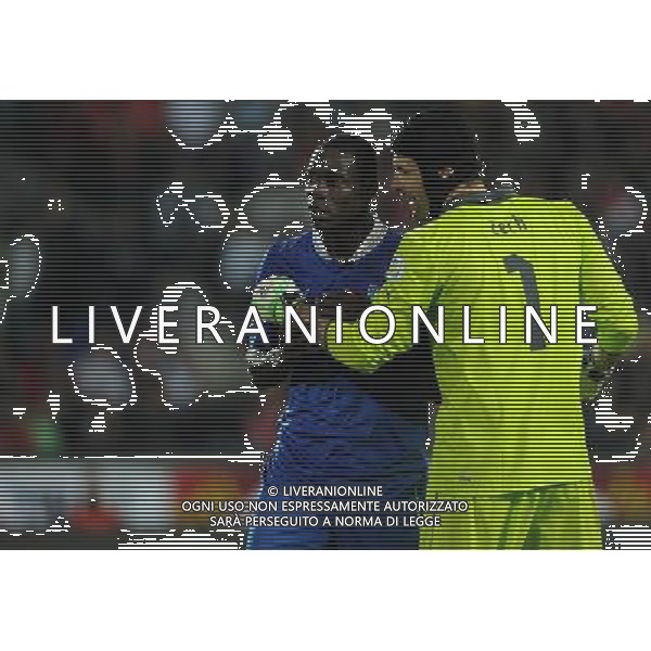 Qualificazioni ai Campionati Mondiali di Calcio Brasile FIFA 2014 Gruppo B Praga - 07.06.2013 Repubblica Ceca-Italia Nella Foto:cech prova a calmare balotelli /Ph.Vitez-Ag. Aldo Liverani