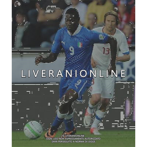 Qualificazioni ai Campionati Mondiali di Calcio Brasile FIFA 2014 Gruppo B Praga - 07.06.2013 Repubblica Ceca-Italia Nella Foto:Balotelli Mario /Ph.Vitez-Ag. Aldo Liverani