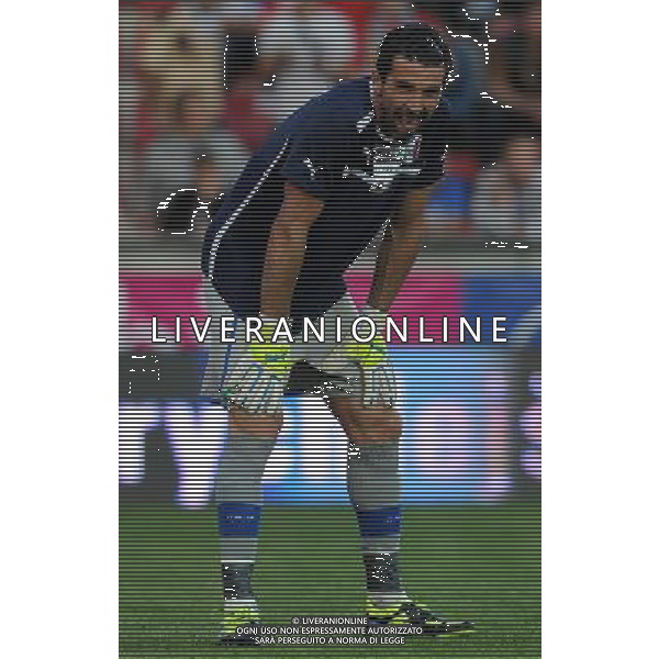 Qualificazioni ai Campionati Mondiali di Calcio Brasile FIFA 2014 Gruppo B Praga - 07.06.2013 Repubblica Ceca-Italia Nella Foto:Buffon Gianluigi /Ph.Vitez-Ag. Aldo Liverani