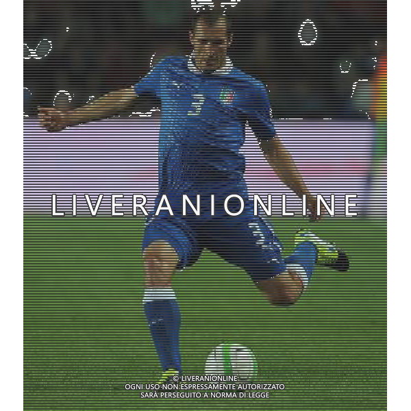 Qualificazioni ai Campionati Mondiali di Calcio Brasile FIFA 2014 Gruppo B Praga - 07.06.2013 Repubblica Ceca-Italia Nella Foto:Chiellini Giorgio /Ph.Vitez-Ag. Aldo Liverani