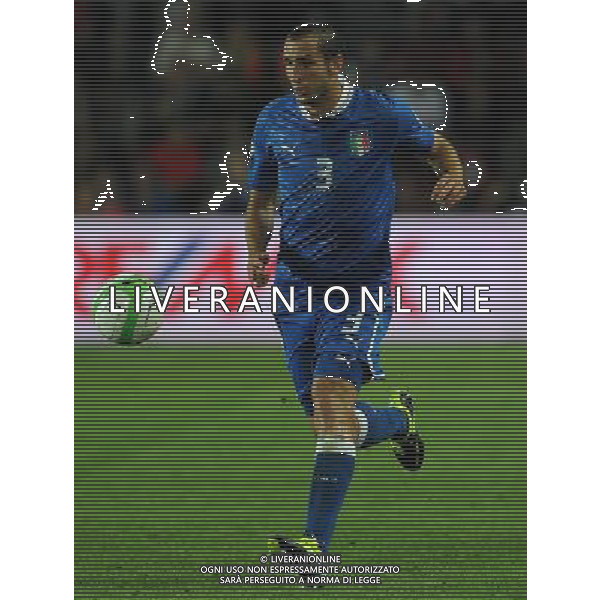 Qualificazioni ai Campionati Mondiali di Calcio Brasile FIFA 2014 Gruppo B Praga - 07.06.2013 Repubblica Ceca-Italia Nella Foto:Chiellini Giorgio /Ph.Vitez-Ag. Aldo Liverani