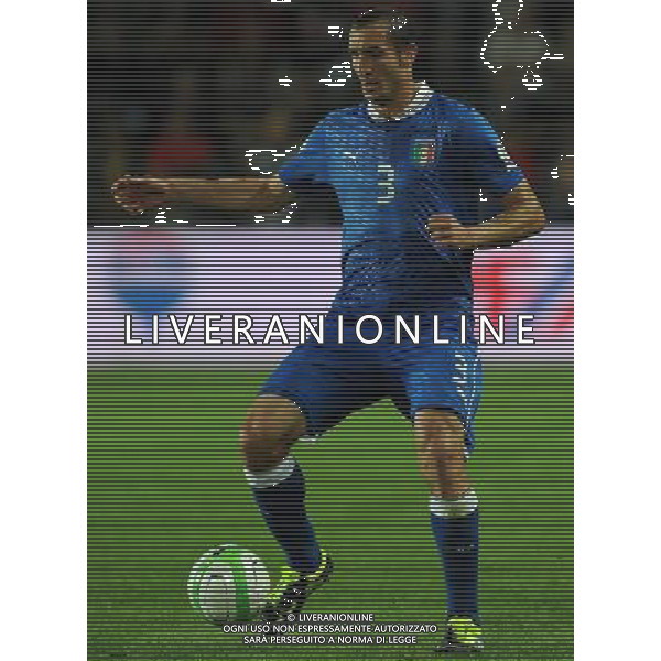 Qualificazioni ai Campionati Mondiali di Calcio Brasile FIFA 2014 Gruppo B Praga - 07.06.2013 Repubblica Ceca-Italia Nella Foto:Chiellini Giorgio /Ph.Vitez-Ag. Aldo Liverani