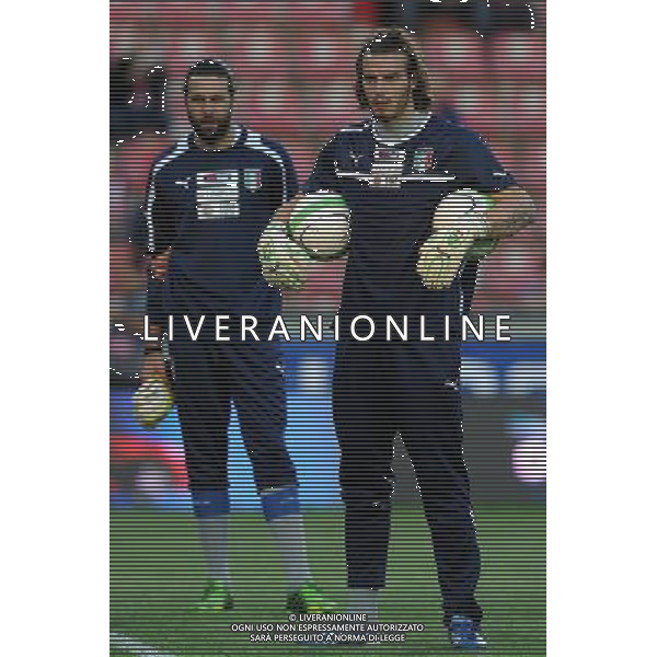 Qualificazioni ai Campionati Mondiali di Calcio Brasile FIFA 2014 Gruppo B Praga - 07.06.2013 Repubblica Ceca-Italia Nella Foto:Marchetti Federico-Sirigu Salvatore /Ph.Vitez-Ag. Aldo Liverani