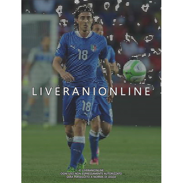 Qualificazioni ai Campionati Mondiali di Calcio Brasile FIFA 2014 Gruppo B Praga - 07.06.2013 Repubblica Ceca-Italia Nella Foto:Montolivo Riccardo /Ph.Vitez-Ag. Aldo Liverani