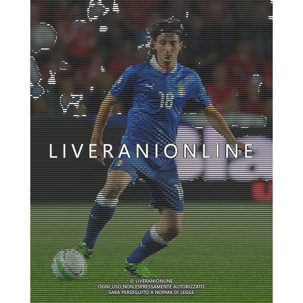 Qualificazioni ai Campionati Mondiali di Calcio Brasile FIFA 2014 Gruppo B Praga - 07.06.2013 Repubblica Ceca-Italia Nella Foto:Montolivo Riccardo /Ph.Vitez-Ag. Aldo Liverani