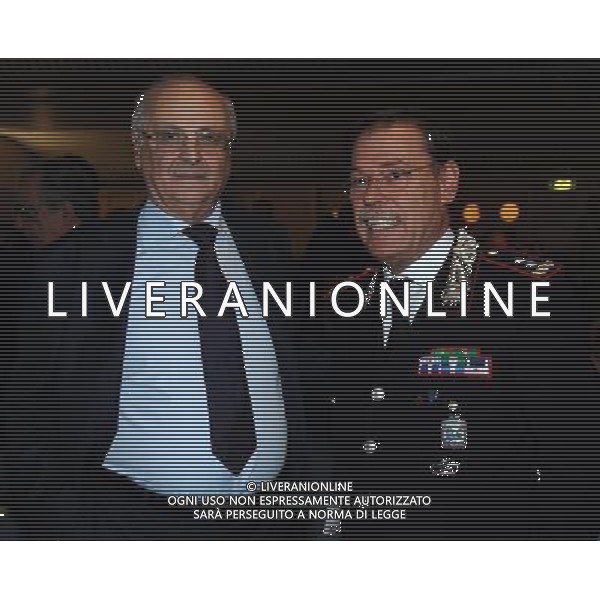 MILANO 11/6/2013 ASSOLOMBARDA, VIA PANTANO, 9 RAPPORTO DELLA BANCA D\' ITALIA: \'L\' ECONOMIA DELLA LOMBARDIA\' NELLA FOTO CAMILLO ANDREANA ED IL COMANDANTE REGIONALE DEI CARABINIERI, GENERALE MARCO SCURSATONE FOTO ROMANO/AG ALDO LIVERANI S.A.S.
