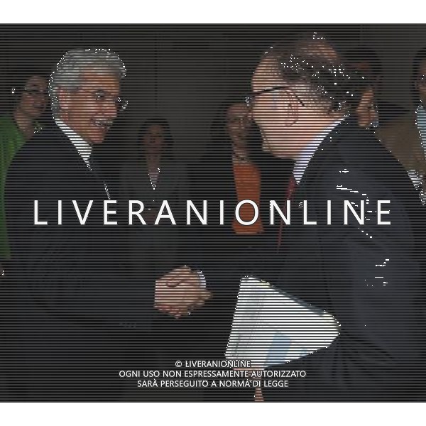 MILANO 11/6/2013 ASSOLOMBARDA, VIA PANTANO, 9 RAPPORTO DELLA BANCA D\' ITALIA: \'L\' ECONOMIA DELLA LOMBARDIA\' NELLA FOTO SALVATORE ROSSI E GIORGIO SQUINZI FOTO ROMANO/AG ALDO LIVERANI S.A.S.