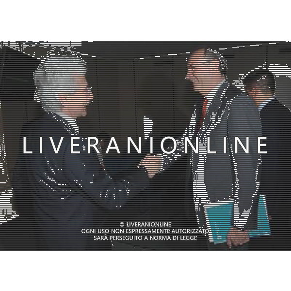 MILANO 11/6/2013 ASSOLOMBARDA, VIA PANTANO, 9 RAPPORTO DELLA BANCA D\' ITALIA: \'L\' ECONOMIA DELLA LOMBARDIA\' NELLA FOTO SALVATORE ROSSI E FEDERICO GHIZZONI FOTO ROANO/AG ALDO LIVERANI S.A.S.