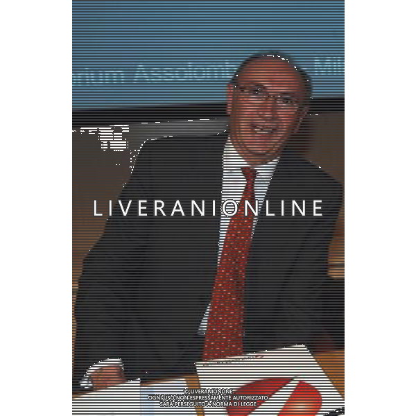 MILANO 11/6/2013 ASSOLOMBARDA, VIA PANTANO, 9 RAPPORTO DELLA BANCA D\' ITALIA: \'L\' ECONOMIA DELLA LOMBARDIA\' NELLA FOTO FEDERICO GHIZZONI AMMINISTRATORE DELEGATO UNICREDIT FOTO ROMANO/AG ALDO LIVERANI S.A.S.