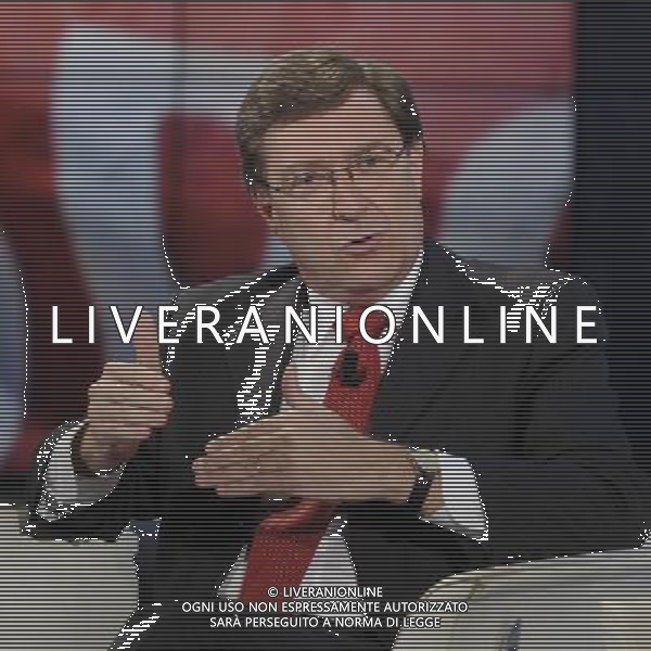 Il ministro del Lavoro Enrico Giovannini ospite della trasmissione televisiva Porta a Porta 12 Giugno 2013 ©Corradetti/AGENZIA ALDO LIVERANI SAS