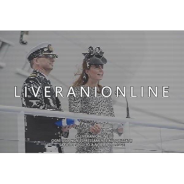 HRH The Duchess of Cambridge attends the naming ceremony of The Royal Princess cruise-ship as a guest of honour on June 13, 2013 in Southampton, England. ©photoshot/AGENZIA ALDO LIVERANI SAS - ITALY ONLY - REALI INGLESI: Sua Altezza Reale Kate Middleton Duchessa di Cambridge partecipa alla cerimonia di intitolazione del varo della nave da crociera Royal Princess come ospite d\'onore in Southampton, Inghilterra 13 giugno 2013