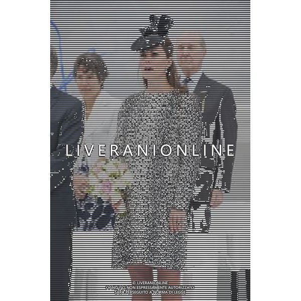 HRH The Duchess of Cambridge attends the naming ceremony of The Royal Princess cruise-ship as a guest of honour on June 13, 2013 in Southampton, England. ©photoshot/AGENZIA ALDO LIVERANI SAS - ITALY ONLY - REALI INGLESI: Sua Altezza Reale Kate Middleton Duchessa di Cambridge partecipa alla cerimonia di intitolazione del varo della nave da crociera Royal Princess come ospite d\'onore in Southampton, Inghilterra 13 giugno 2013