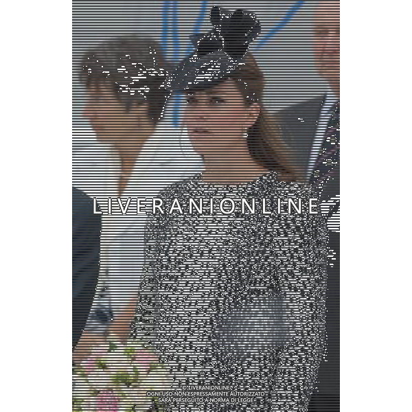 Her Royal Highness The Duchess of Cambridge, as the ship\'s Godmother, names the ship, Royal Princess. The ceremony, which will involve a blessing, the celebratory tradition of smashing a bottle over the hull of the ship and a performance by the Royal Marines Band and the pipers of the Irish Guards. The Duchess of Cambridge will also embark the ship for a brief tour. The ship\'s inaugural celebrations will conclude with her maiden voyage on 16th June. Following this, the ship will sail Mediterranean cruises throughout the summer and Eastern Caribbean cruises in autumn. Southampton, UK, 13-6-2-13 AG ALDO LIVERANI SAS ONLY ITALY